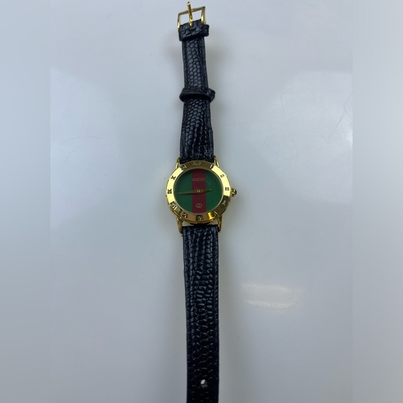 Gucci Vintage Leather Watch HR11-12 - Picture 3 of 6